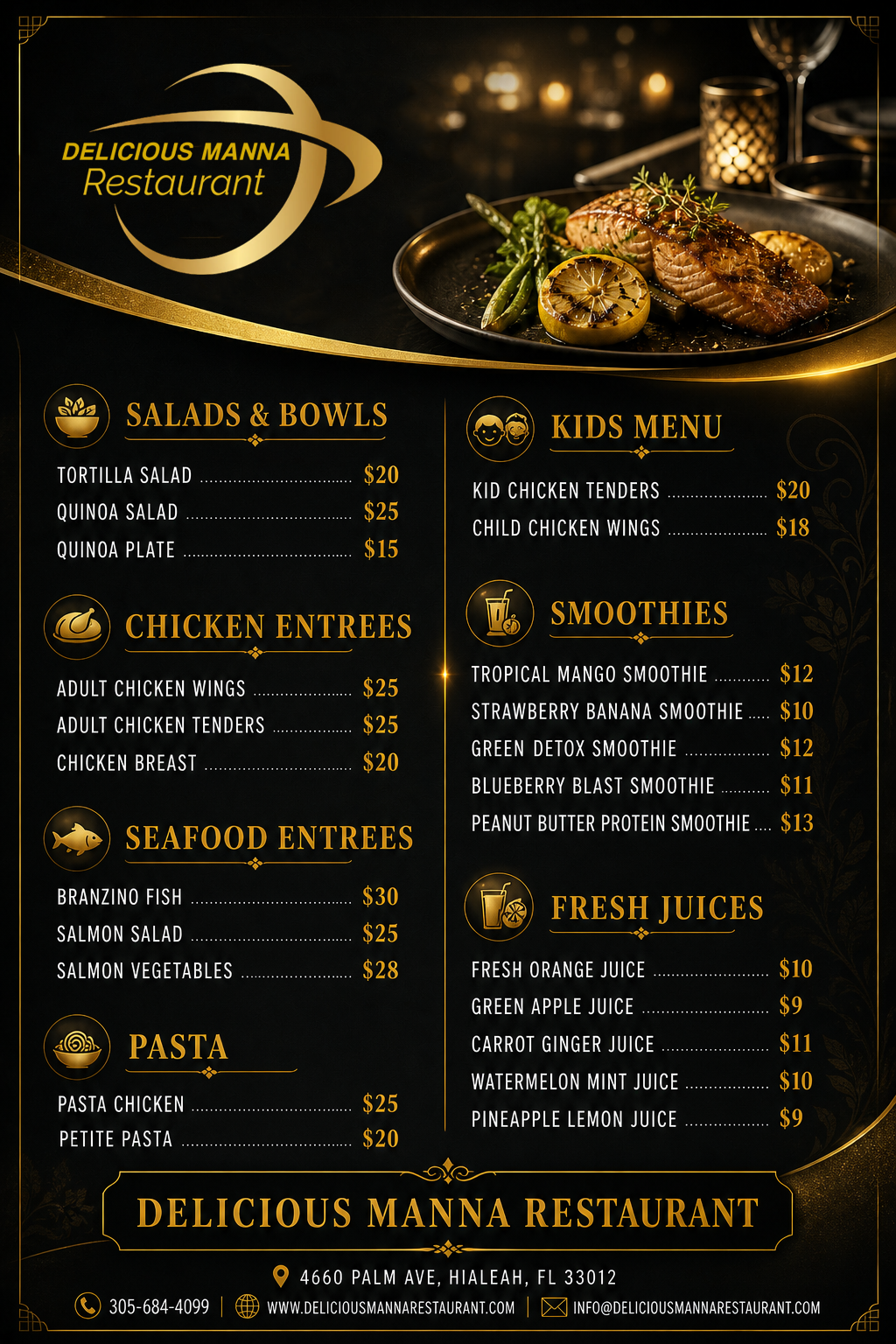 DELICIOUS MANNA RESTAURANT