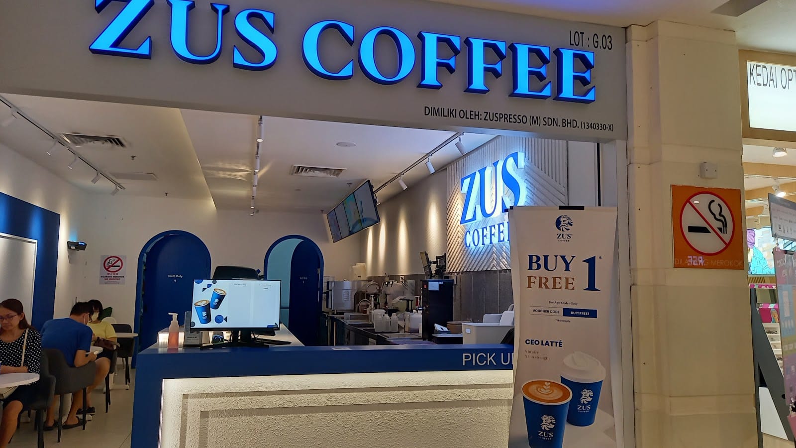 ZUS Coffee - Ipoh Parade